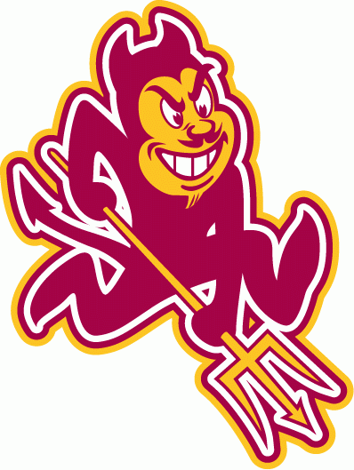 Arizona State Sun Devils 1980-2010 Primary Logo diy DTF decal sticker